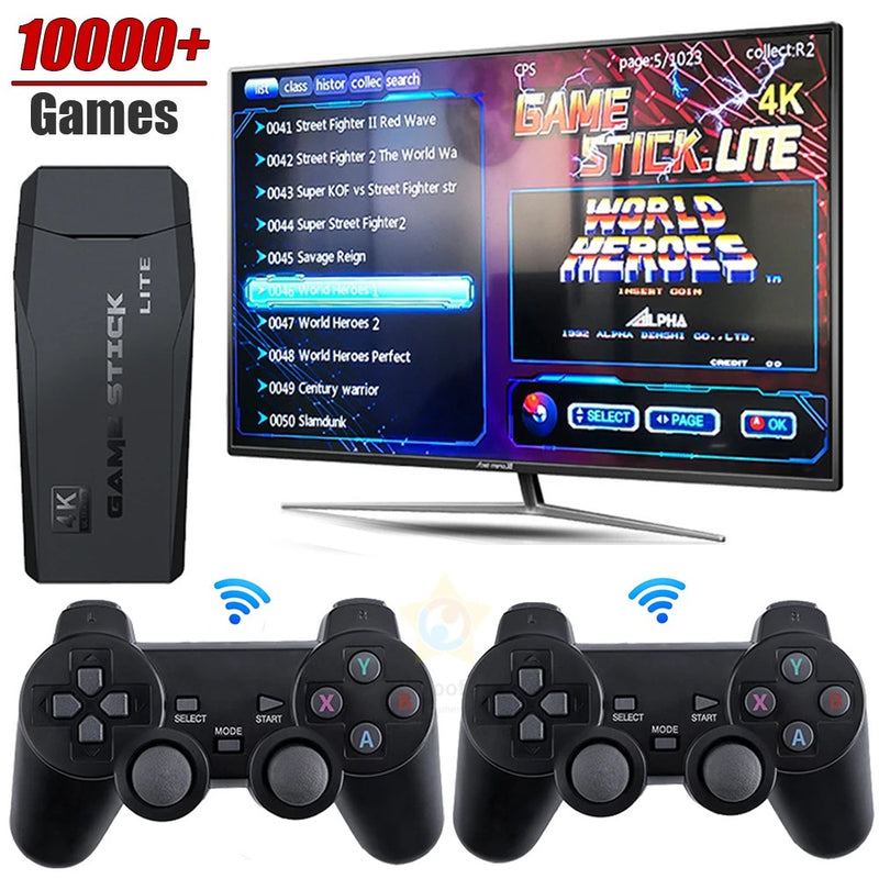 Mini consola m8 game stick m8 +  SD 64gb